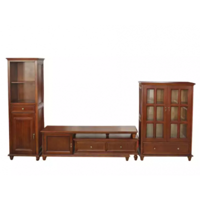 Sunrise Full Rubber Wood TV unit